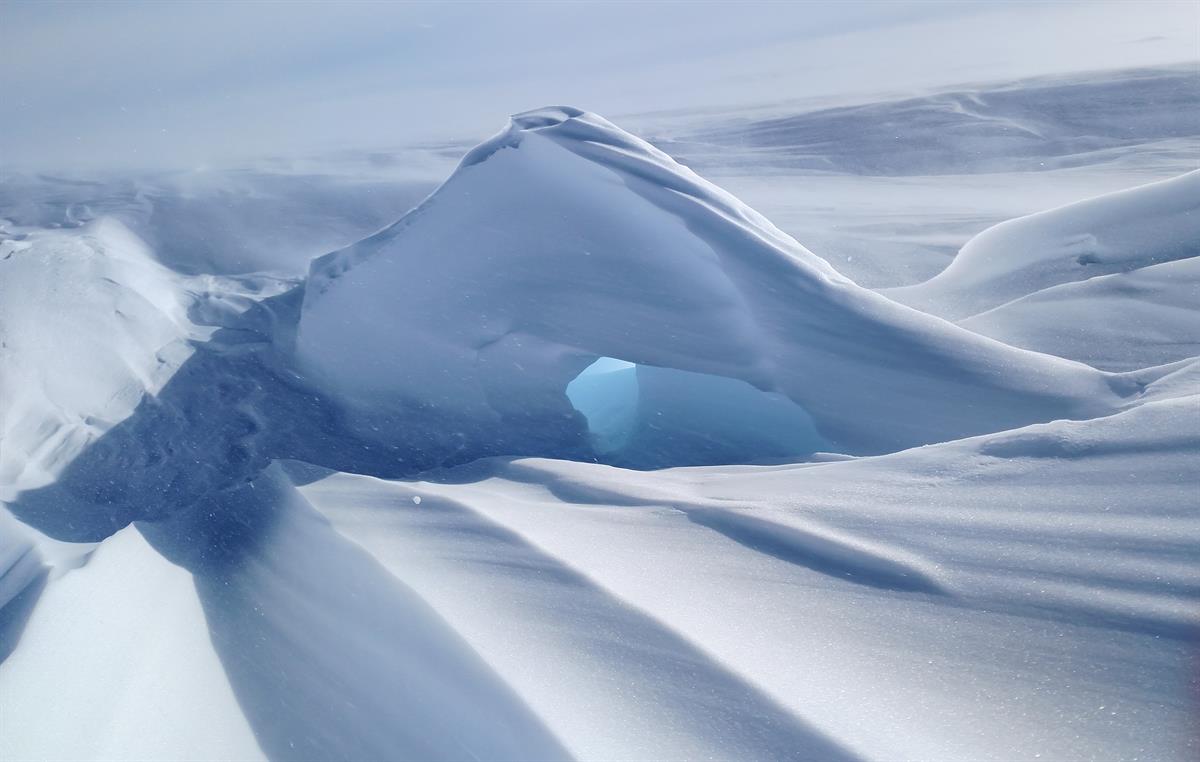 Antarctic Photo Library - Photo Details - 2016nov04-sastrugi-tunnel.jpg