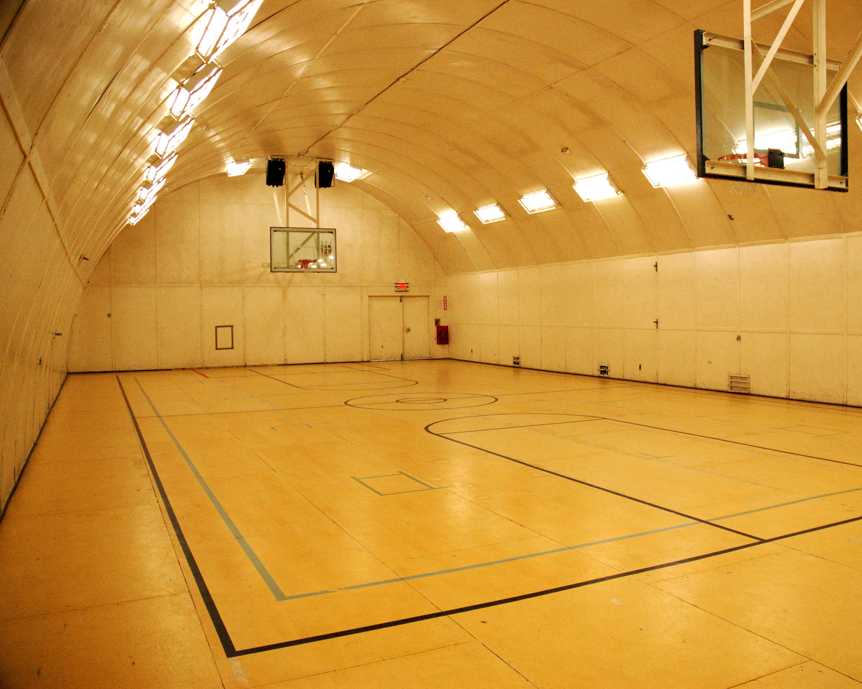 A gymnasium.