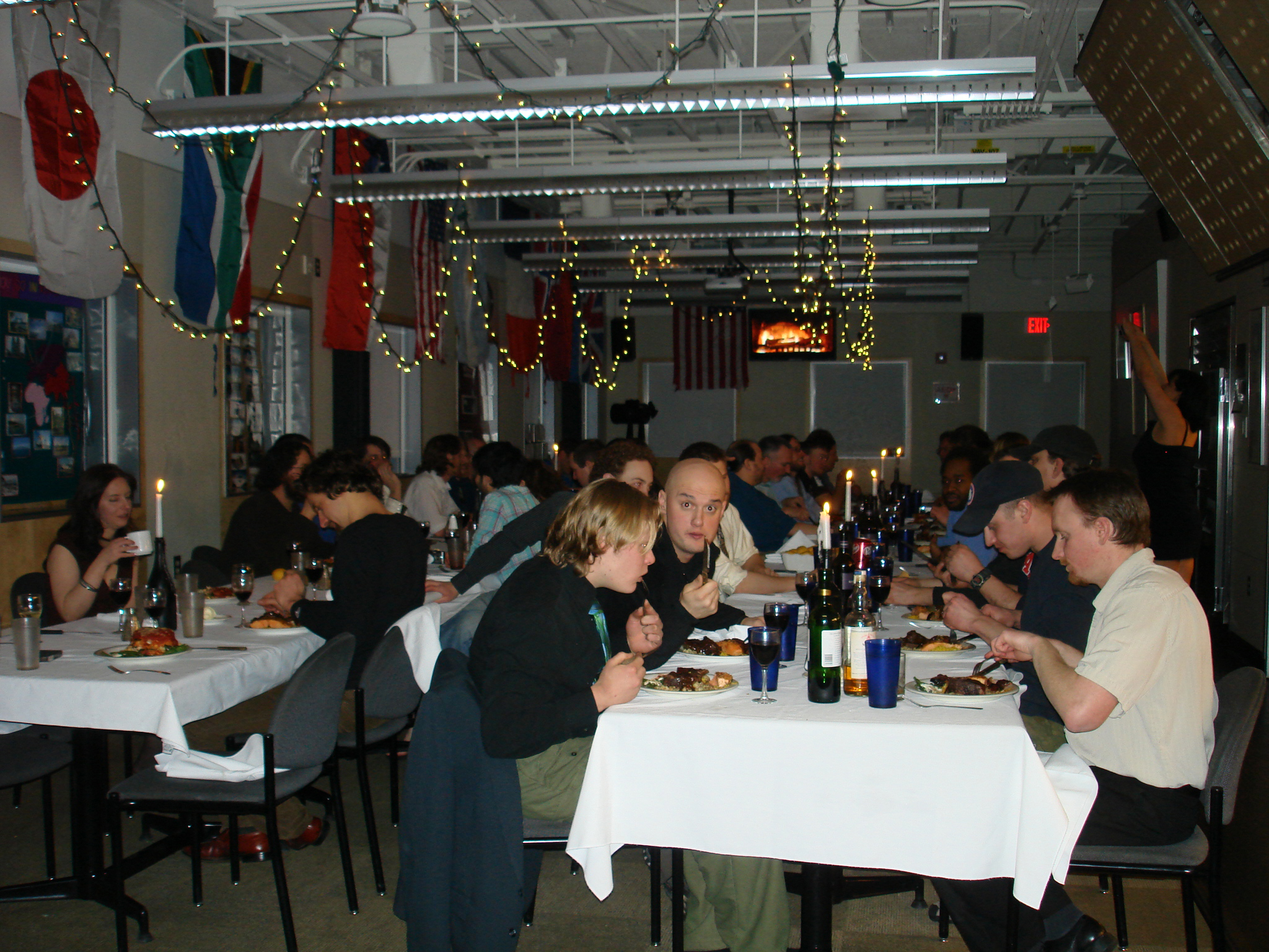 People dining.