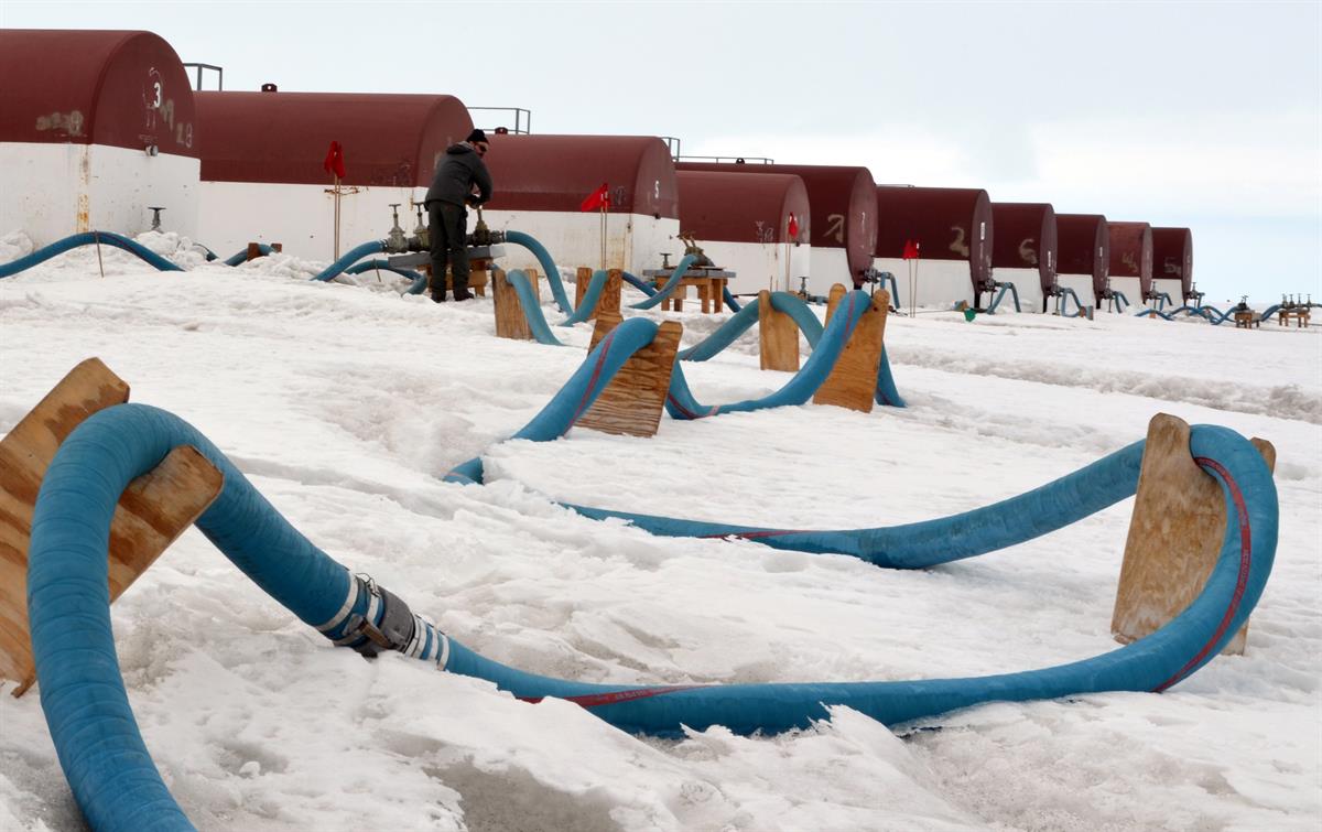 Antarctic Photo Library - Photo Details - fuels-pegasus-tanks.jpg