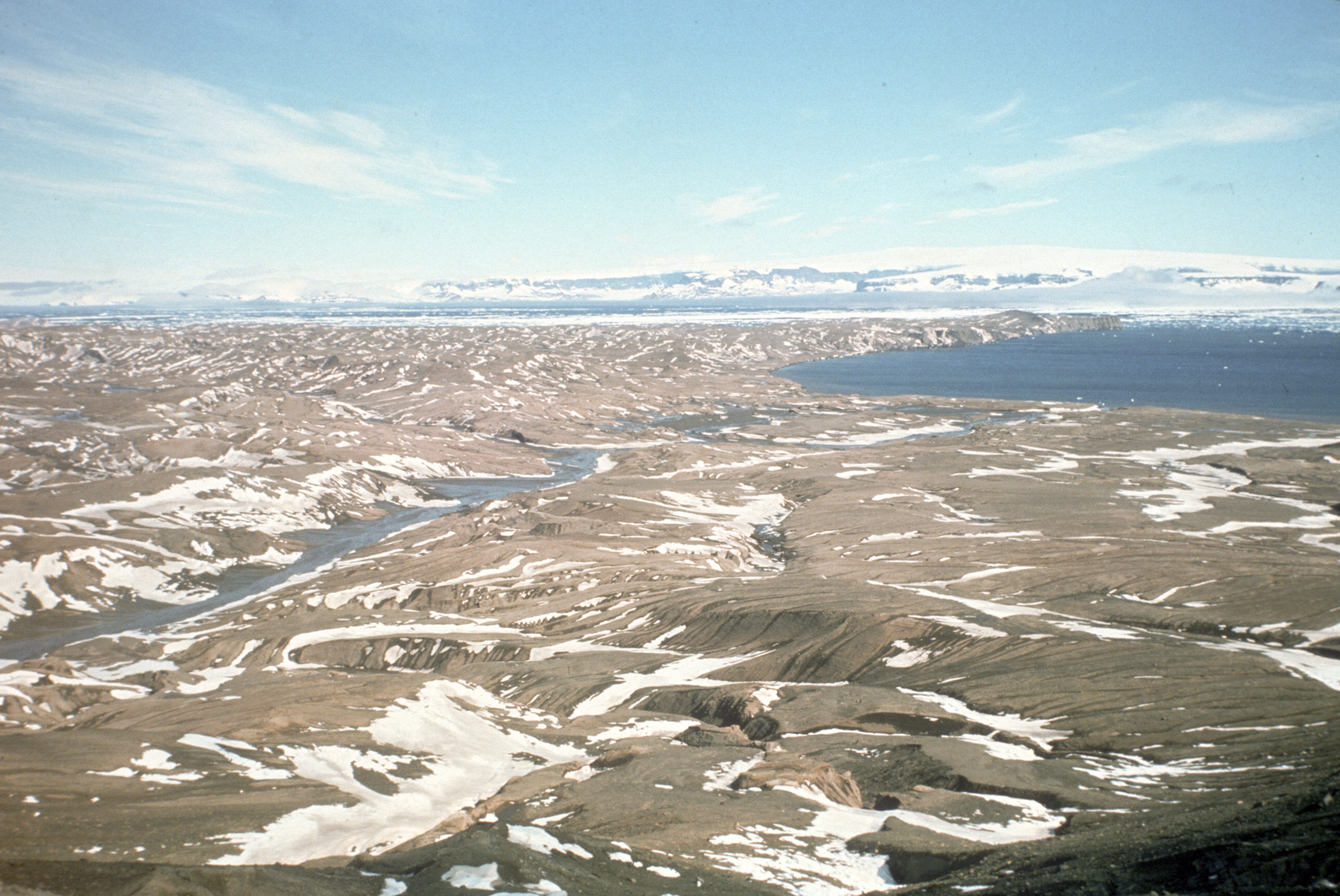 Barren landscape.