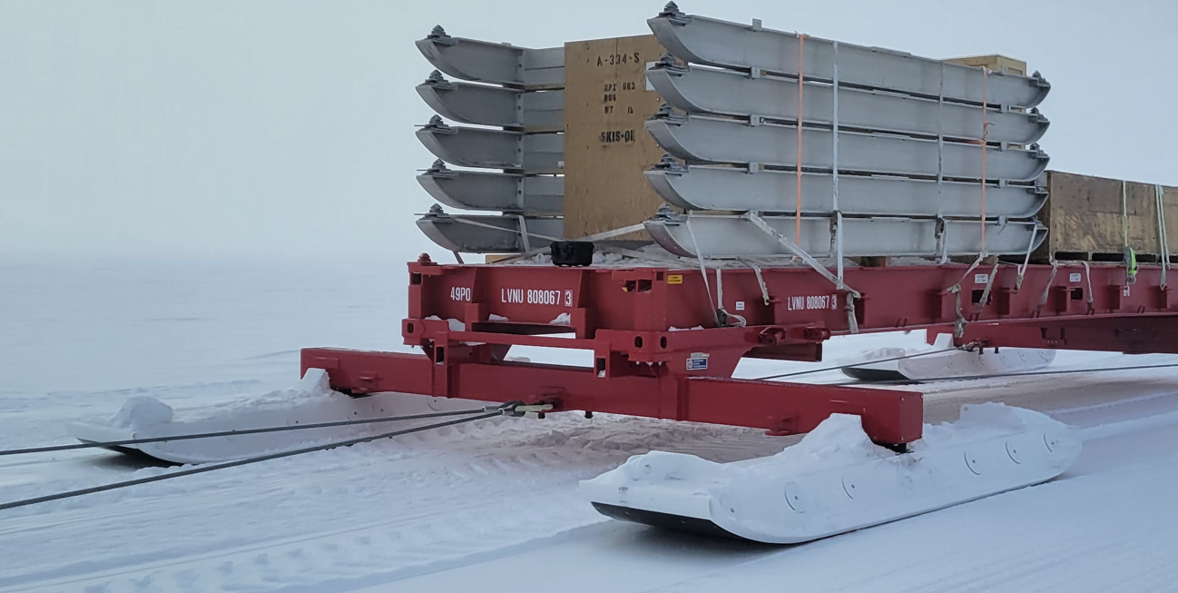 South Pole Traverse brings materials, supplies and fuel to South Pole Station