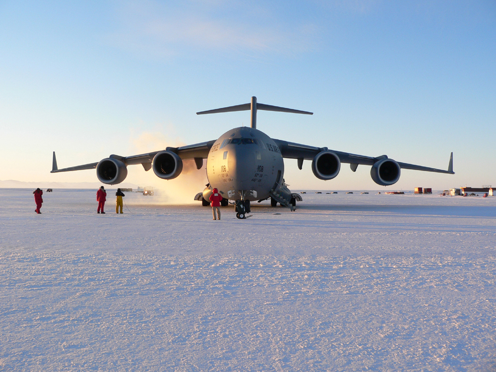 A jet on ice.