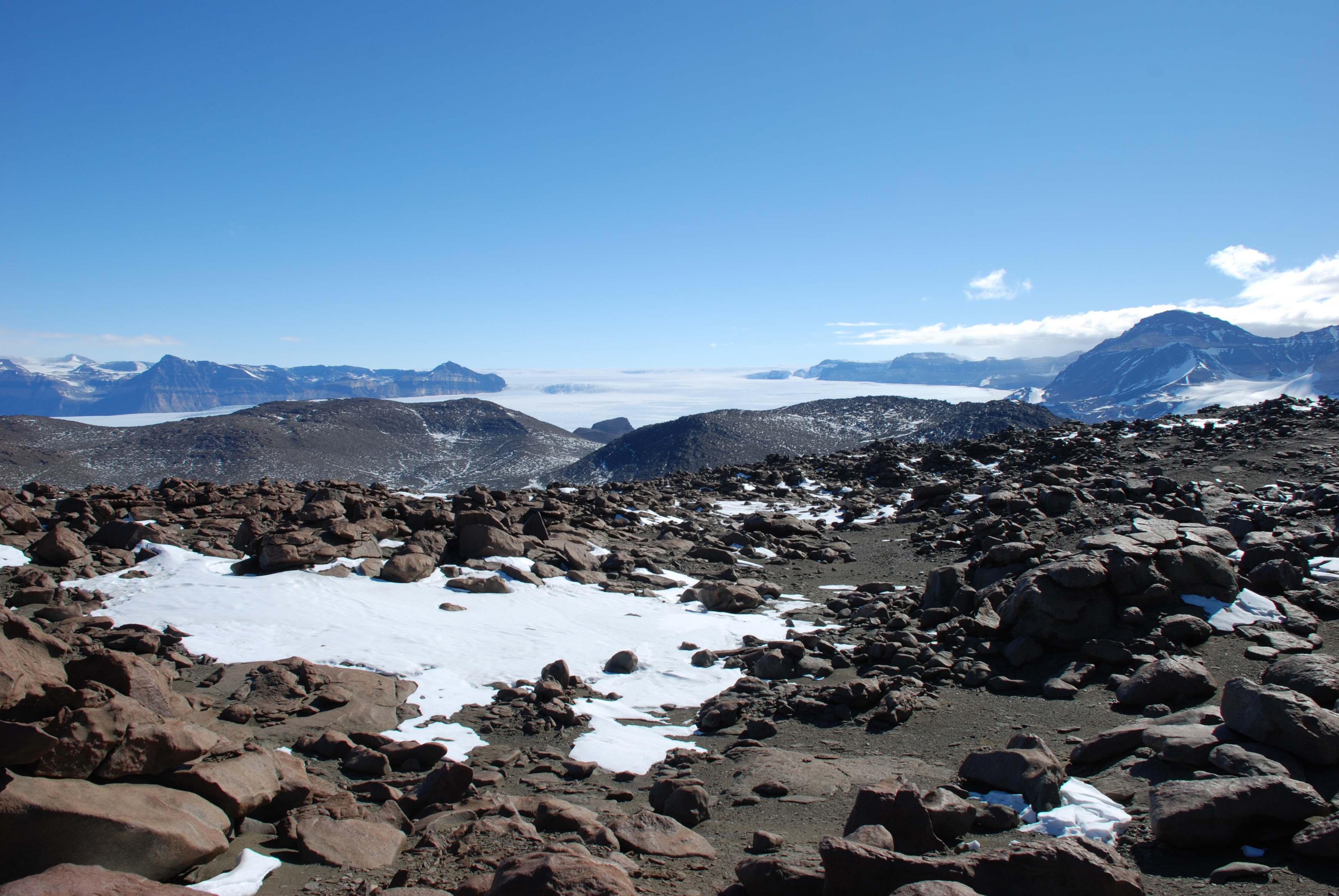 Rocky terrain.