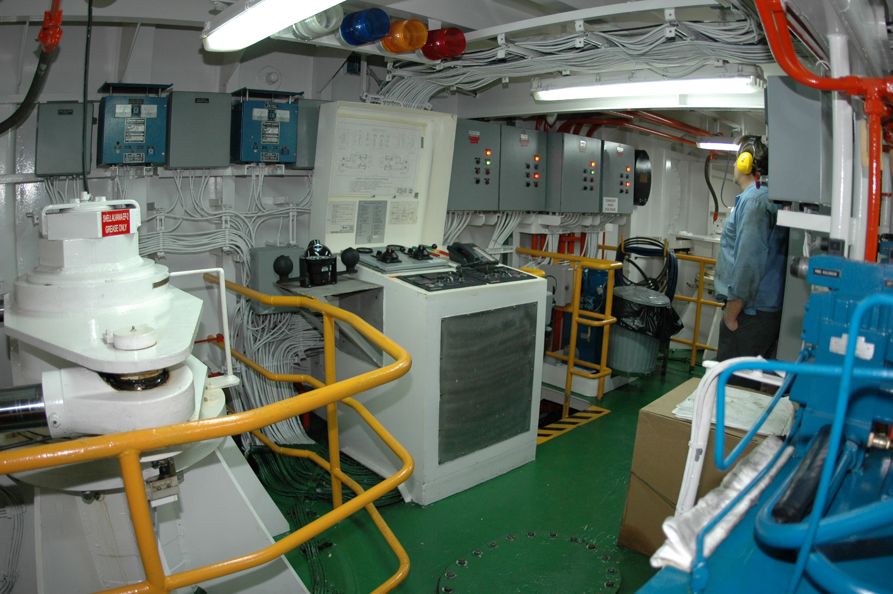 Engine room.