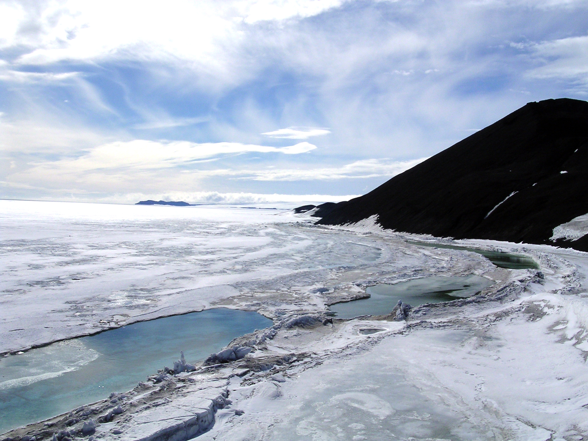 Antarctic Photo Library - Photo Details - POOLSANDSEAICE.JPG