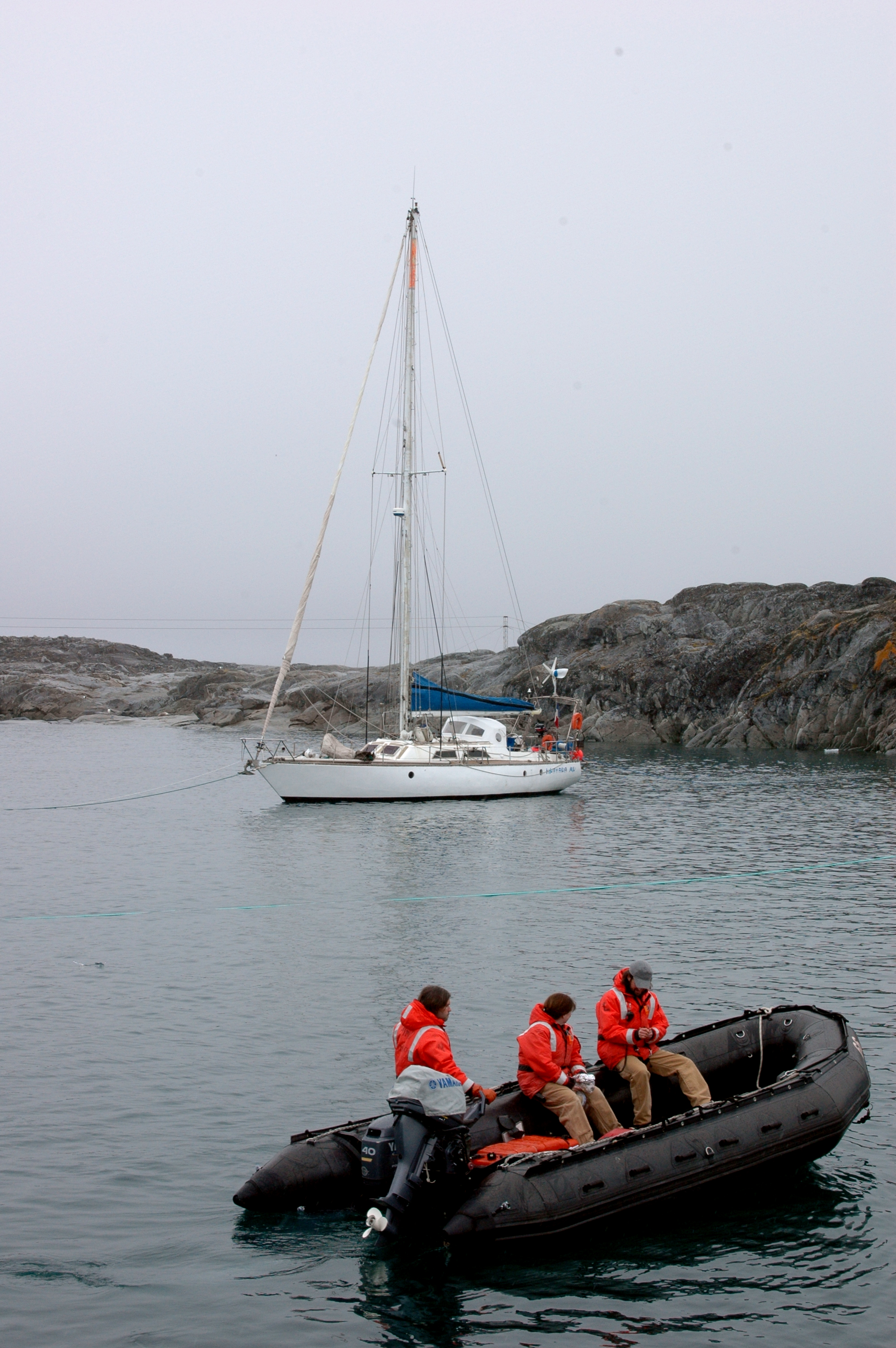 Boats in the water.