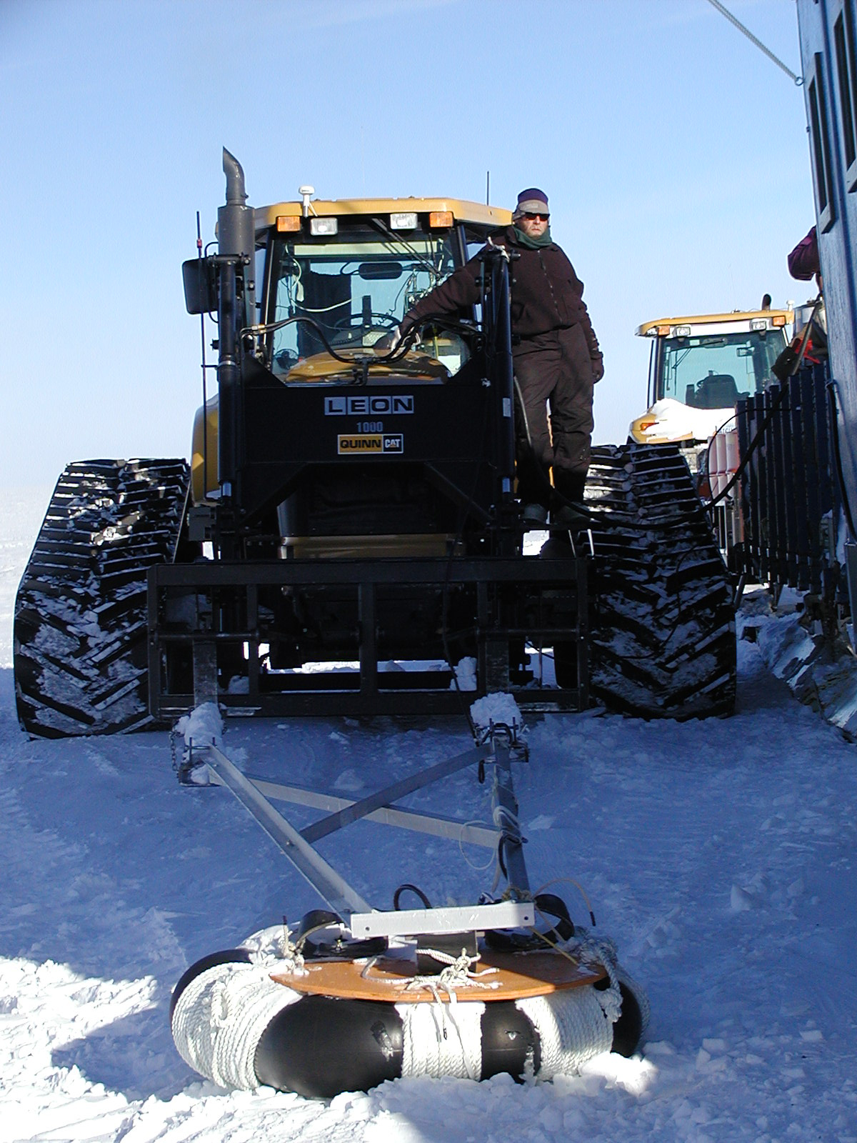 A large tractor.