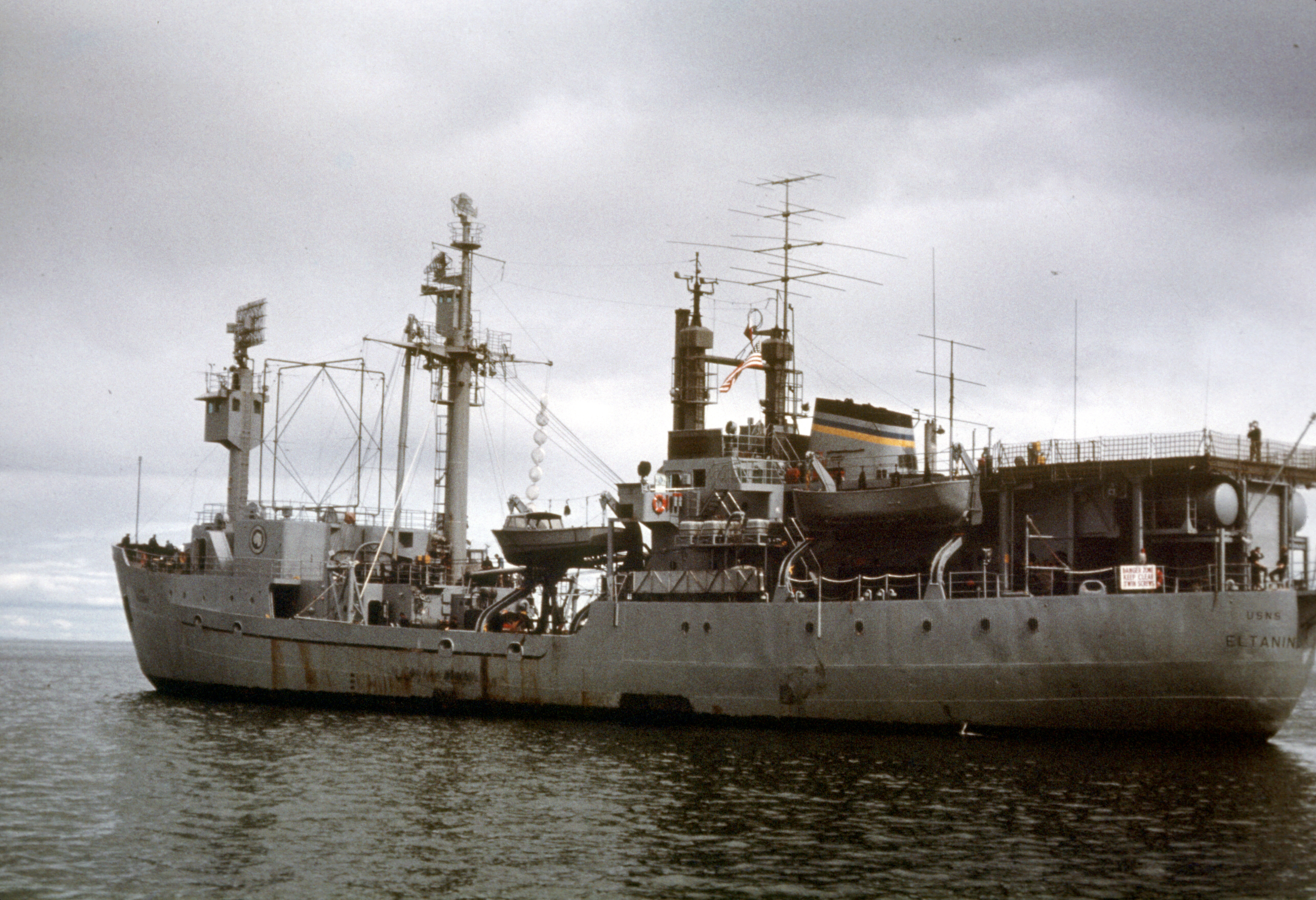 A U.S. Navy ship.