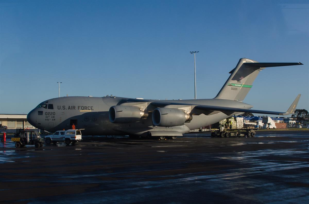 Antarctic Photo Library - Photo Details - c-17-in-chc.jpg